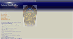 Desktop Screenshot of nottowaysheriff.org